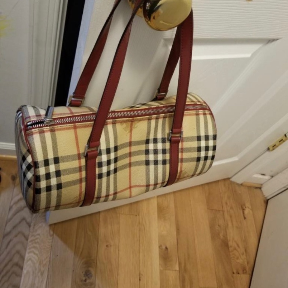 AUTHENTIC- Burberry Small HAND Bag-AUTHENTIC-